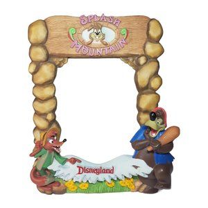 Vintage DISNEY Splash Mountain Bre'r Rabbit Bear Fox 3D Picture Frame Disneyland